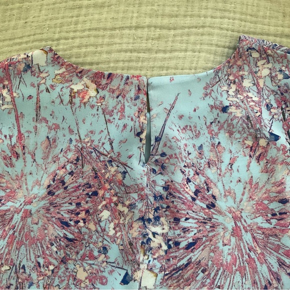 Blue and Pink BCBG Floral Dress - Picture 6 of 7